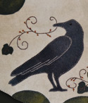October Crow Penny Rug
